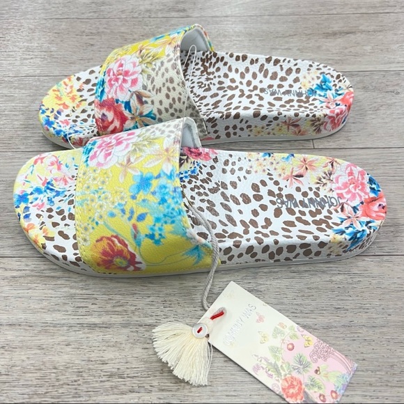 Johnny Was Shoes Johnny Was Wildflower Pool Slides Poshmark